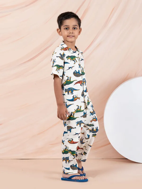 Off_White_Cotton_Premium_&_Elegant_Regular_Fit_Night_Suits_For_Boys