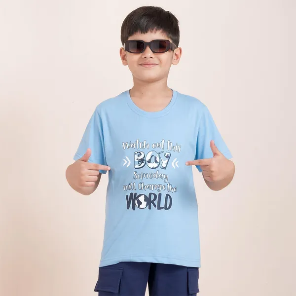 Aky_Blue_Cotton_Premium_&_Elegant_Regular_Fit_T-Shirt_For_Boys