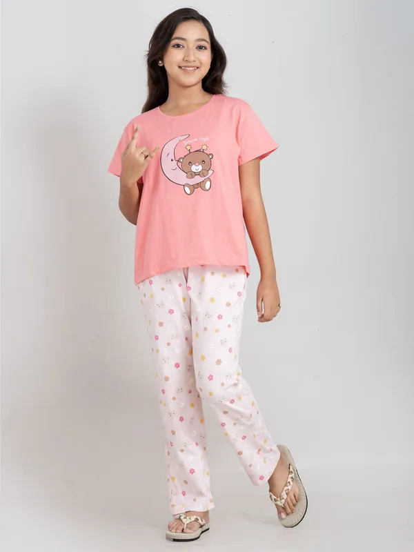Peach_Cotton_Premium_&_Elegant_Regular_Fit_Night_Suits_For_Girls