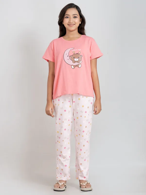 Peach_Cotton_Premium_&_Elegant_Regular_Fit_Night_Suits_For_Girls