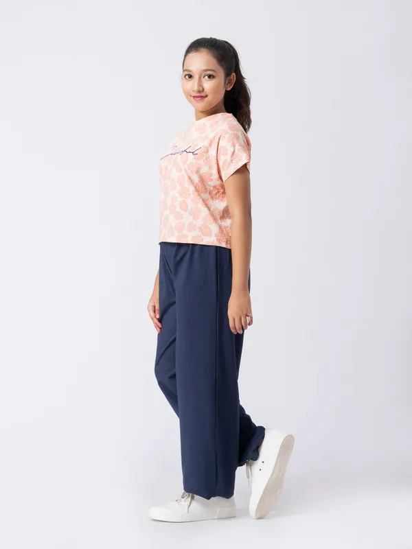 Navy_Blue_Cotton_Premium_&_Elegant_Regular_Fit_Co-Ord_Set_For_Girls