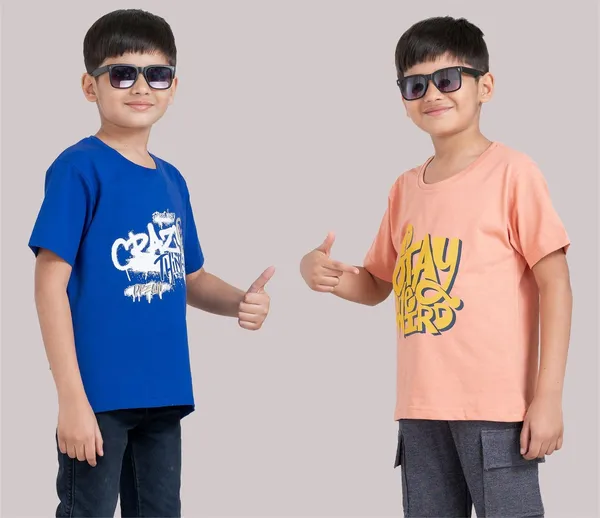 Royal_Blue_&_Peach_Cotton_Premium_&_Elegant_Regular_Fit_T-Shirt_For_Boys_(Pack_Of_2)
