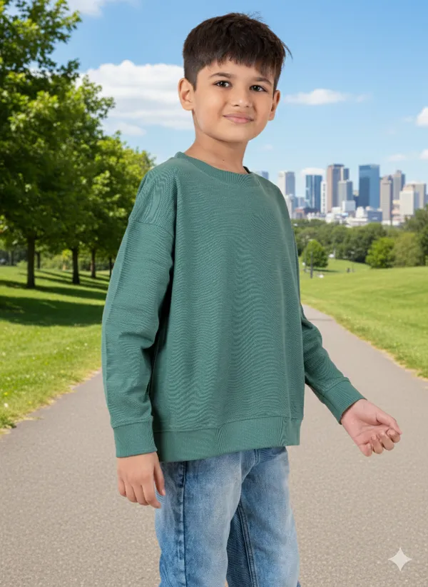 Dark_Green_Cotton_Premium_&_Elegant_Oversize_Fit_Sweatshirt_For_Boys