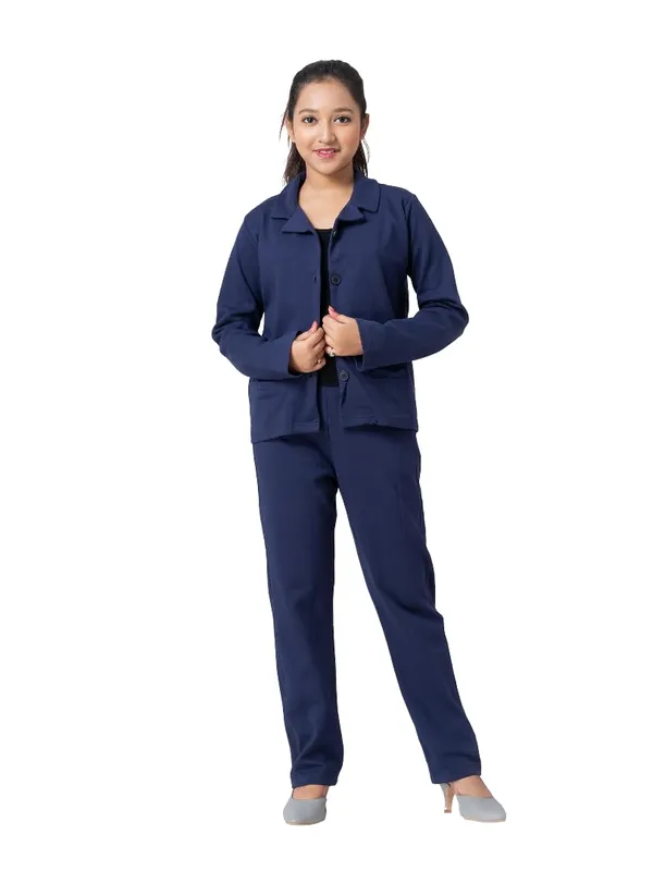 Navy_Blue_Cotton,_Poly_&_Spandex_Premium_&_Elegant_Regular_Fit_Co-Ord_Set_For_Girls