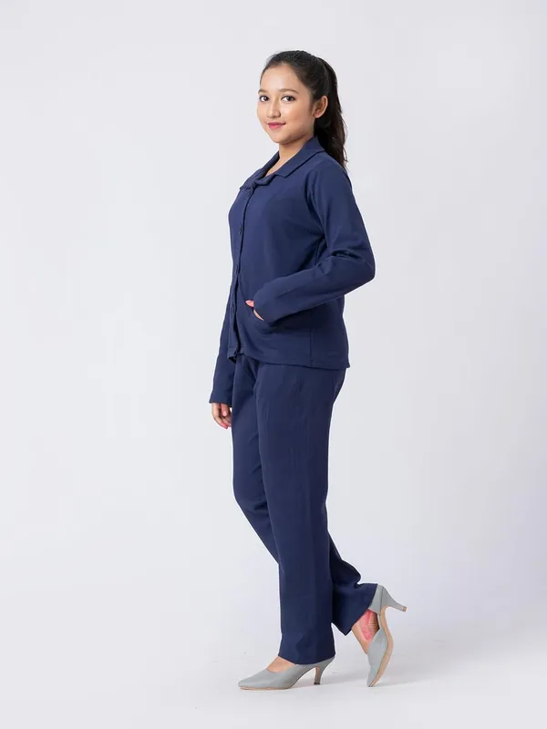 Navy_Blue_Cotton,_Poly_&_Spandex_Premium_&_Elegant_Regular_Fit_Co-Ord_Set_For_Girls