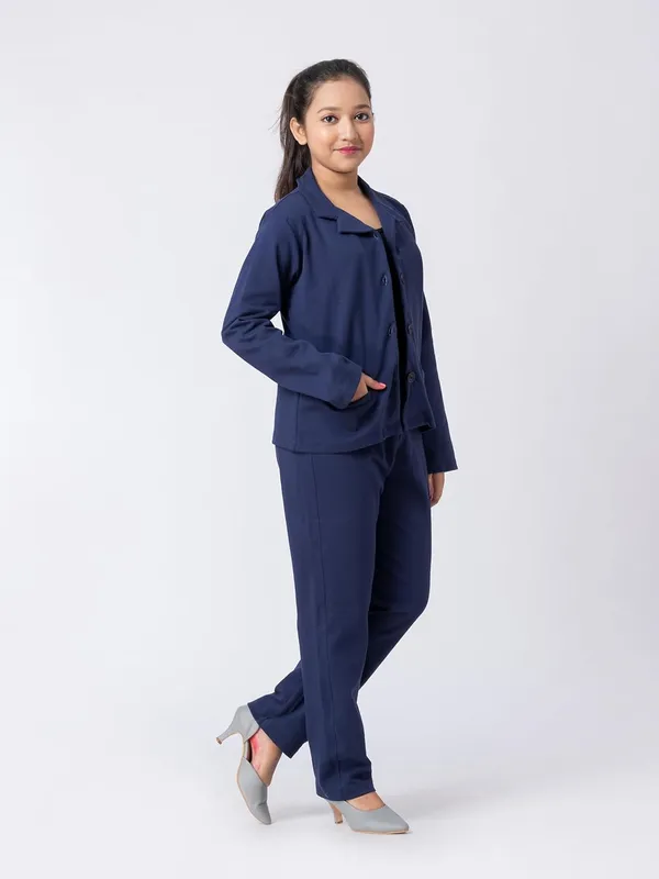 Navy_Blue_Cotton,_Poly_&_Spandex_Premium_&_Elegant_Regular_Fit_Co-Ord_Set_For_Girls
