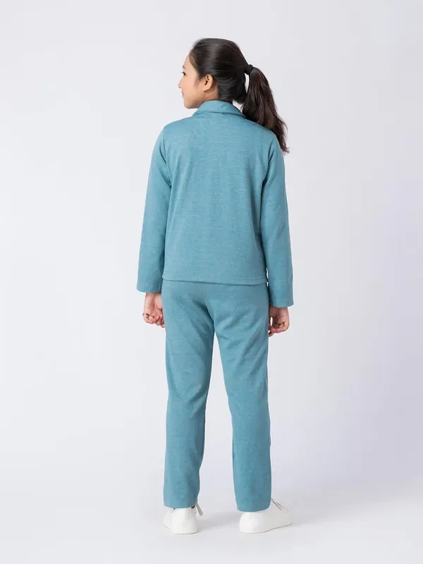 Blue_Cotton,_Poly_&_Spandex_Premium_&_Elegant_Regular_Fit_Co-Ord_Set_For_Girls