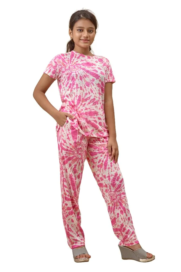 Off_White_&_Pink_Cotton_Premium_&_Elegant_Regular_Fit_Night_Suit_For_Girls