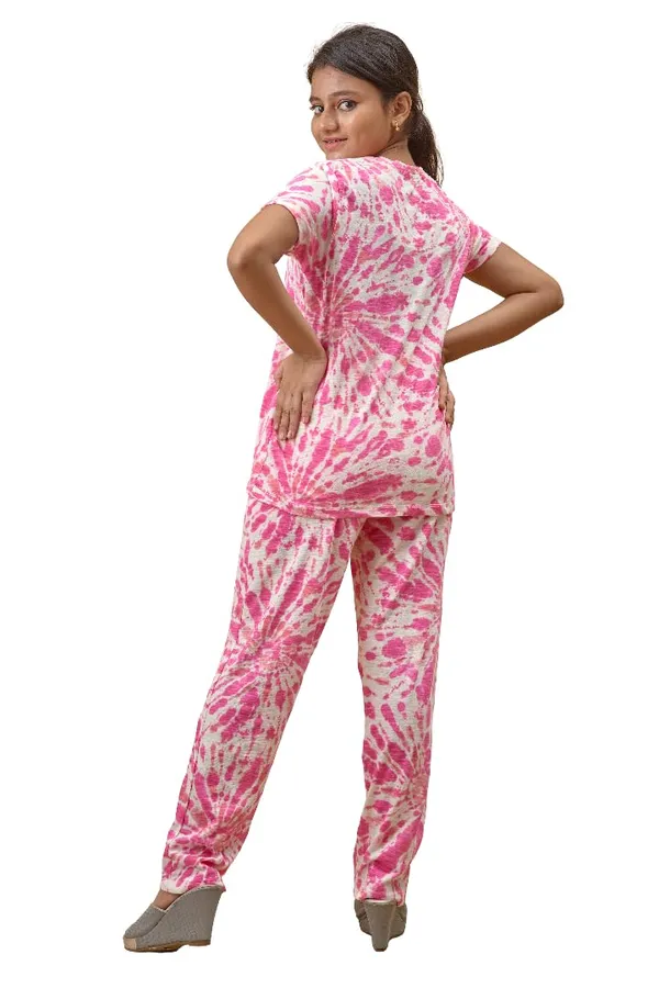 Off_White_&_Pink_Cotton_Premium_&_Elegant_Regular_Fit_Night_Suit_For_Girls