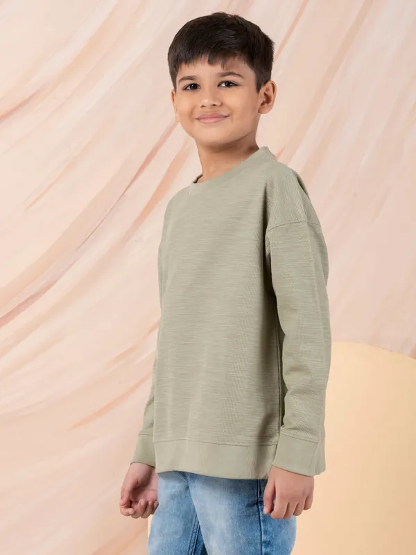 Green_Cotton_Structured_Knit_Full_Sleeves_Sweatshirt_For_Boys