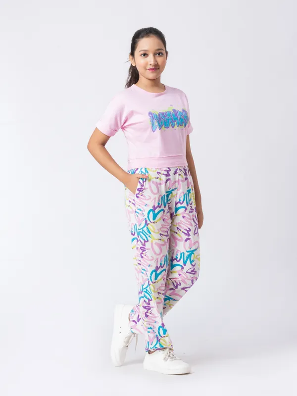 Light_Pink_Inspire_Night_Suit_Daliy_Wear_For_Girls