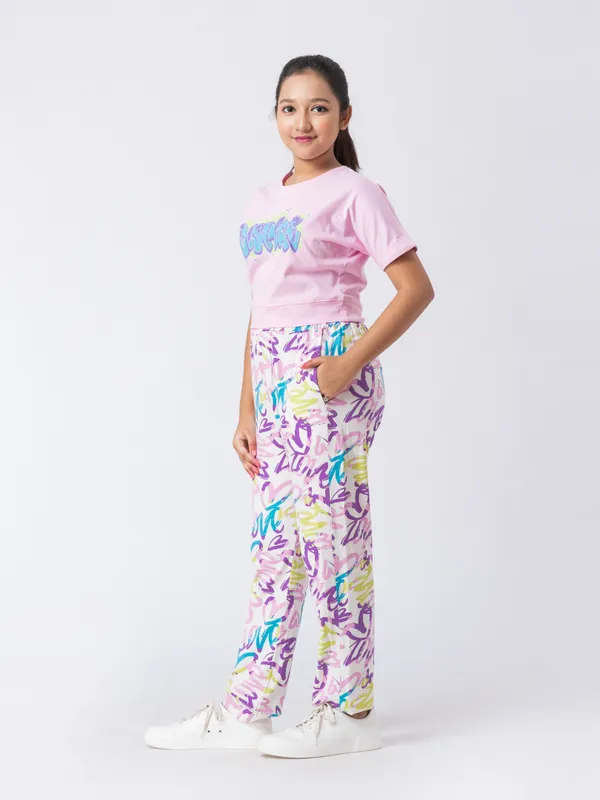 Light_Pink_Inspire_Night_Suit_Daliy_Wear_For_Girls