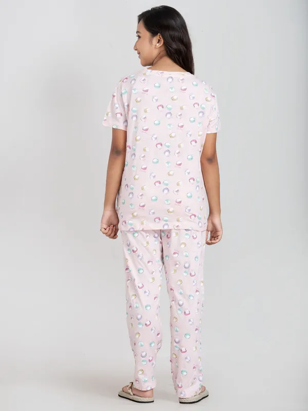 Light_Pink_Cotton_Premium_&_Elegant_Regular_Fit_Night_Suits_For_Girls