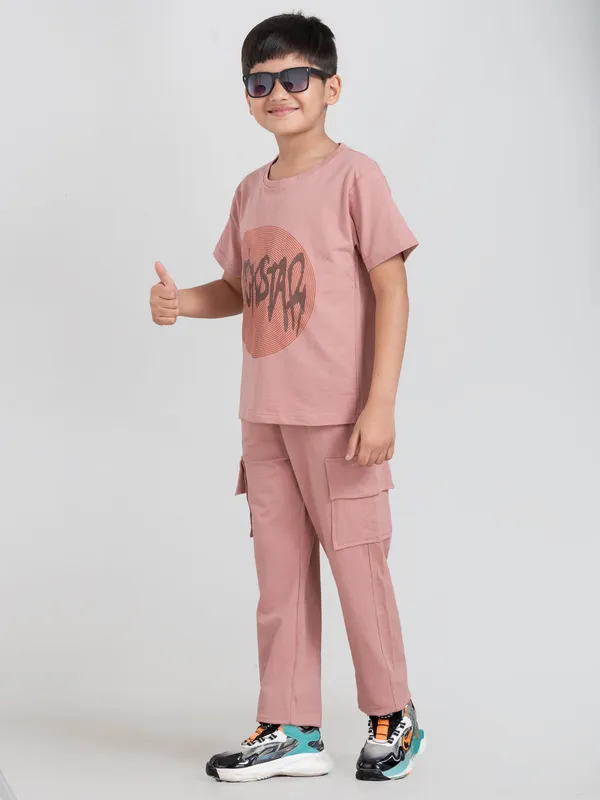 Peach_Cotton_Premium_&_Elegant_Regular_Fit_Co-Ord_Set_For_Boys