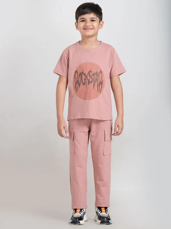 Peach_Cotton_Premium_&_Elegant_Regular_Fit_Co-Ord_Set_For_Boys