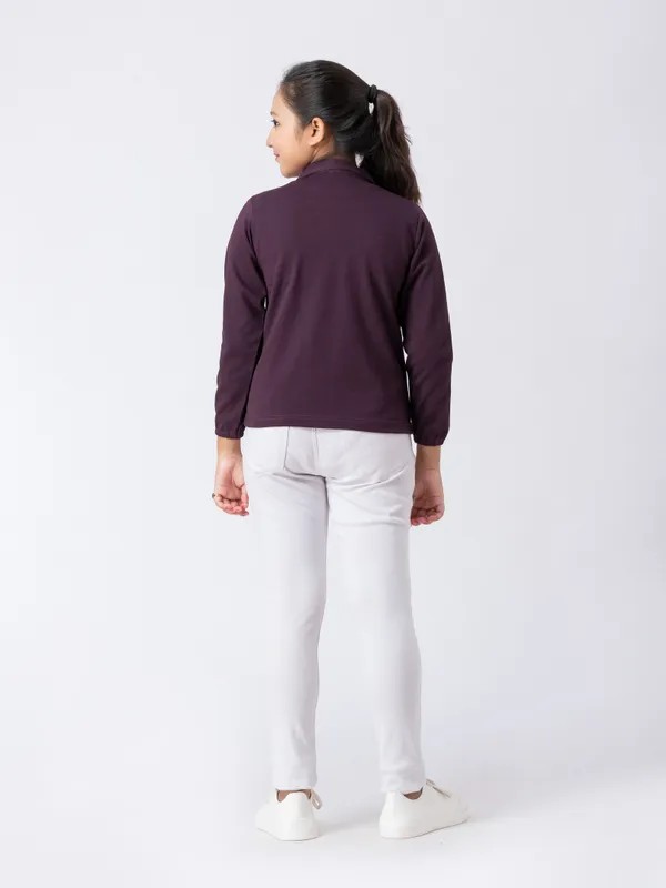 Purple_Cotton_,_Polyester_&_Spandex_Premium_&_Elegant_Regular_Fit_Jacket_For_Girls
