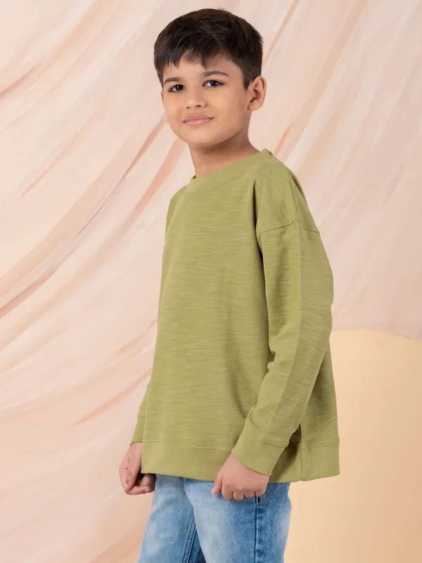 Light_Green_Cotton_Structured_Knit_Full_Sleeves_Sweatshirt_Daily_Wear_For_Boys
