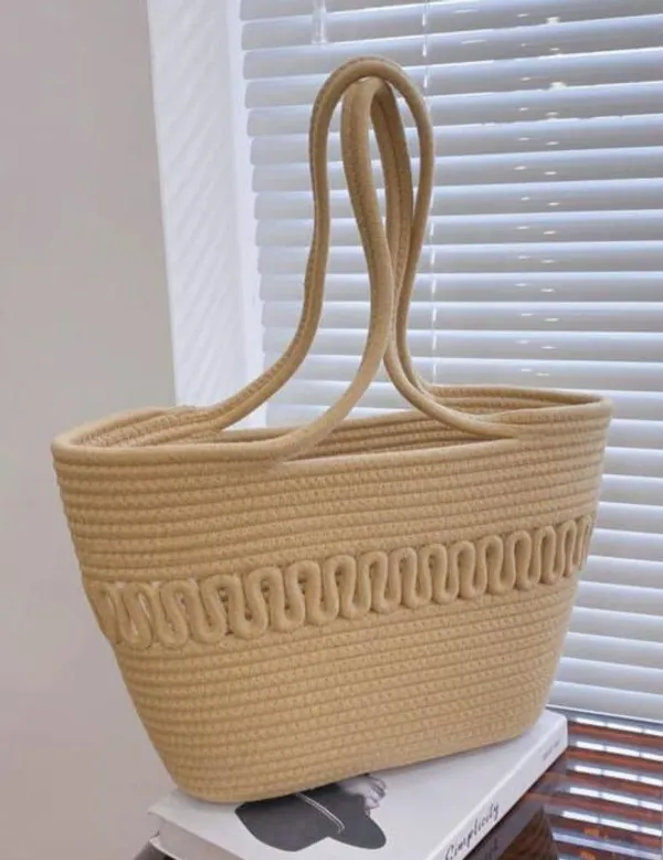 Beige_Cotton_Rope_Tote_Shoulder_Handbag_For_Women