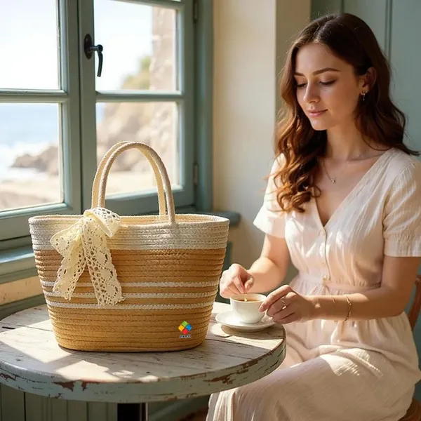 Beige_Elegance_Woven_Ribbon_Handbag