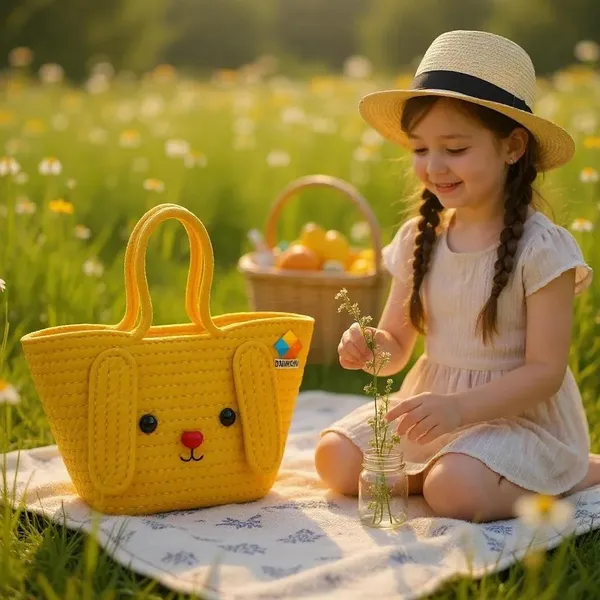 Blue_&_White_Floppy_Ears_Handwoven_Basket_Handheld_Bag_(SMALL)