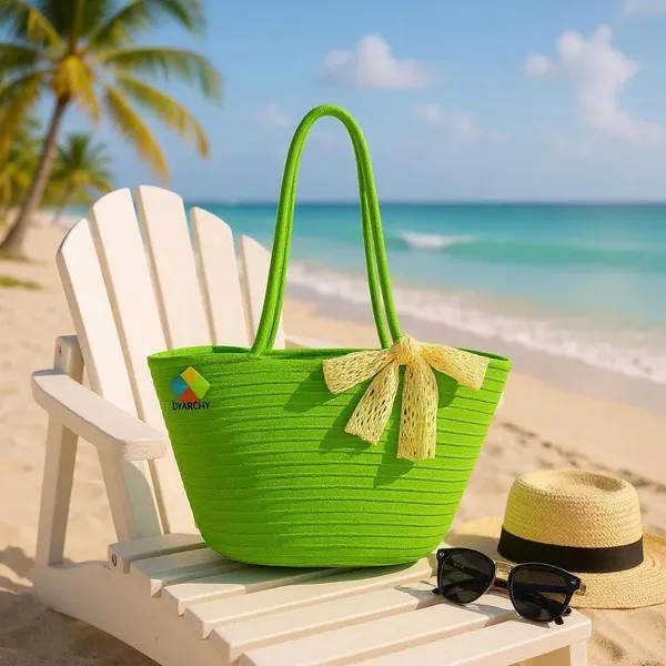 Bright_Green_Lace_Charm_Long_Handle_Tote