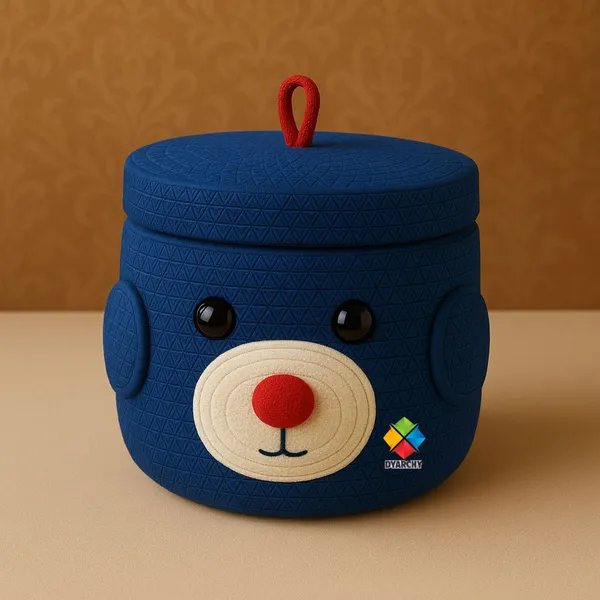 Dark_Blue_Cute_Animal_Face_Cotton_Rope_Storage_Basket_with_Lid__8x5_Inch