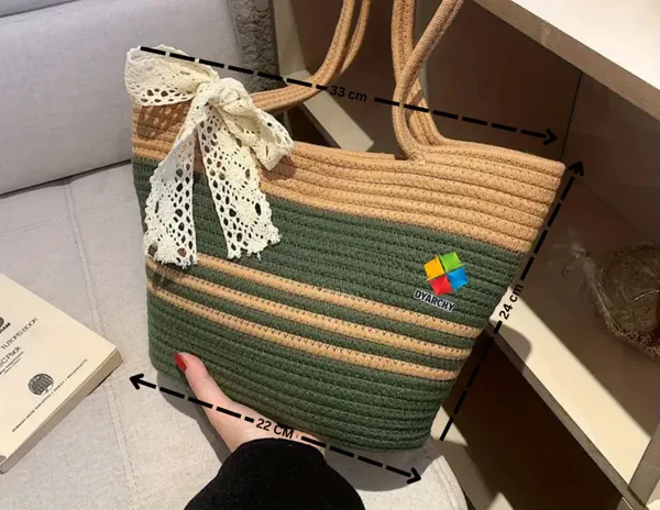 Green_Elegance_Woven_Ribbon_Handbag
