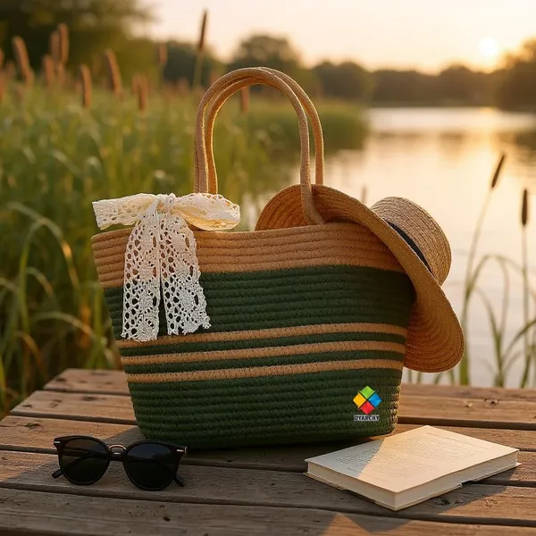 Green_Elegance_Woven_Ribbon_Handbag