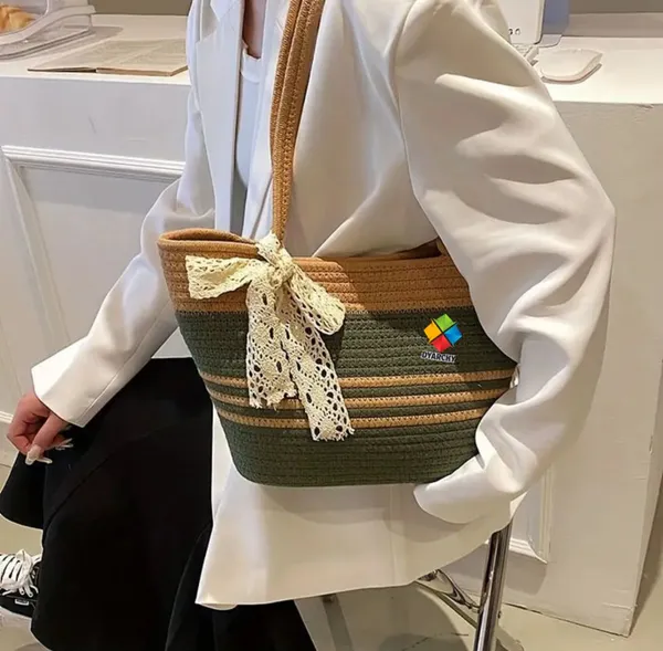 Green_Elegance_Woven_Ribbon_Handbag