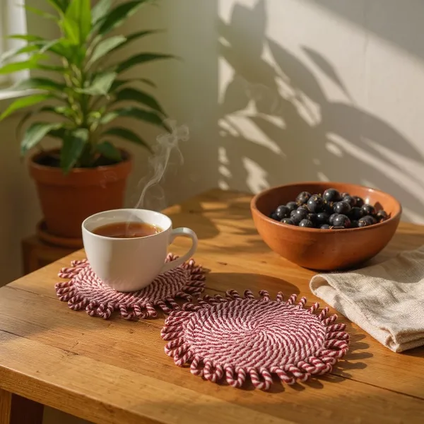 Handcrafted_Round_Cotton_Rope_Table_Placemats/Coasters__Set_of_2_(RED_WHITE_MIX)