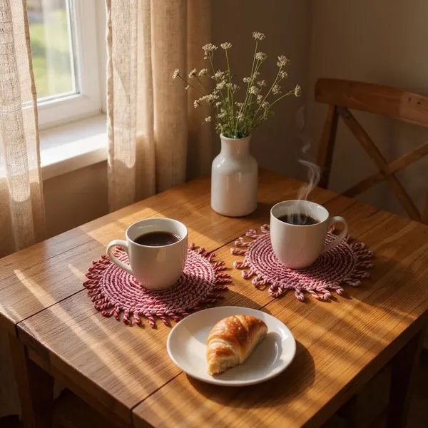 Handcrafted_Round_Cotton_Rope_Table_Placemats/Coasters__Set_of_2_(RED_WHITE_MIX)