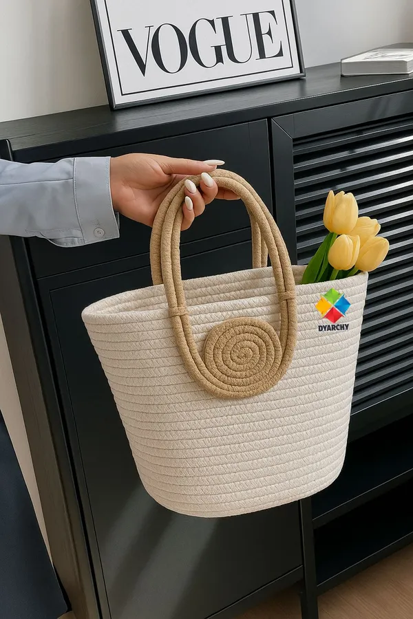 Ivory_Beige_Handle_Classic_Carry_Large_Handheld_Bag