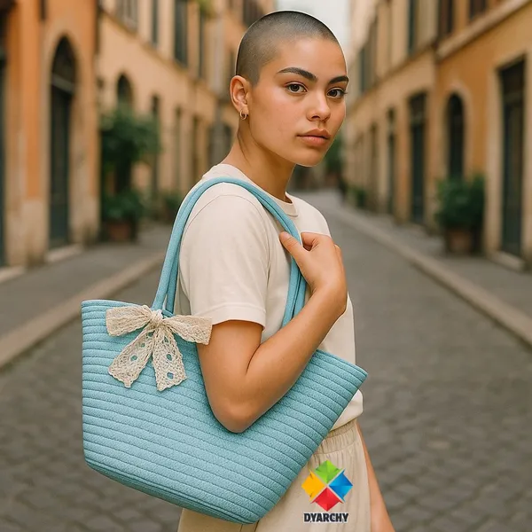 Light_Blue_Lace_Charm_Long_Handle_Tote