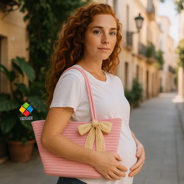 Pink_Lace_Charm_Long_Handle_Tote