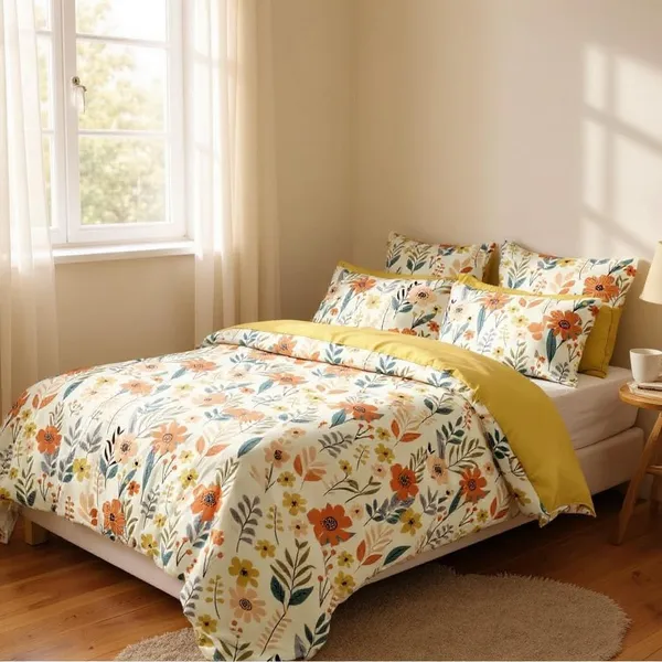 Premium_Cotton_King_Size_Bedding_Comforter_Set__108_x_108_inches_|_Double_Bed_Comforter_with_Bedsheet_&_2_Pillow_Covers