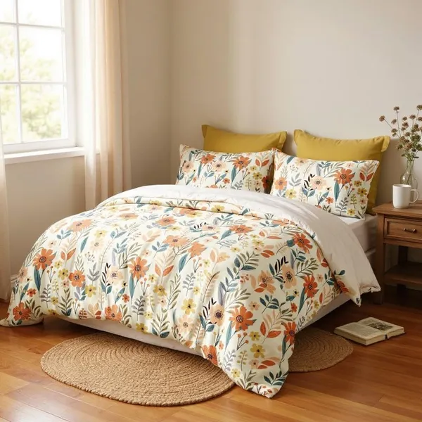 Premium_Cotton_King_Size_Bedding_Comforter_Set__108_x_108_inches_|_Double_Bed_Comforter_with_Bedsheet_&_2_Pillow_Covers