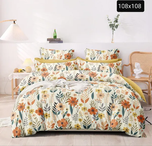 Premium_Cotton_King_Size_Bedding_Comforter_Set__108_x_108_inches_|_Double_Bed_Comforter_with_Bedsheet_&_2_Pillow_Covers