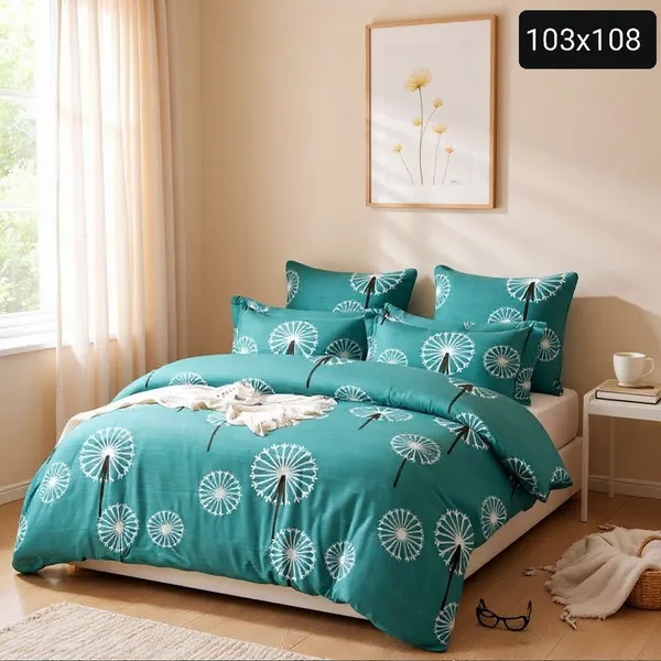 Premium_Cotton_King_Size_Bedding_Comforter_Set__108_x_108_inches_|_Double_Bed_Comforter_with_Bedsheet_&_2_Pillow_Covers