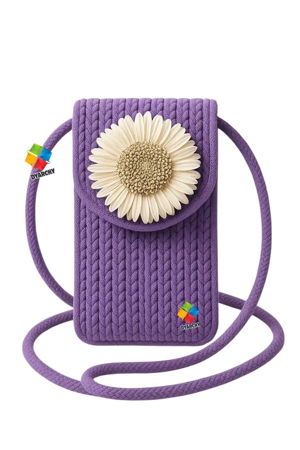 Purple_Stylish_Handcrafted_Sling_Mobile_Pouch_Cross_Body_Phone_Bag_For_Women_&_Girls