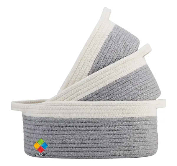 Set_Of_3_Cotton_Rope_Storage_Baskets_Multipurpose_Organizer_For_Home,_Kitchen_&_Bathroom_(Grey_&_White,_Oval_Design)
