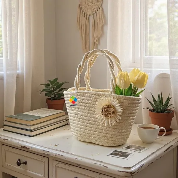 Stylish_Cotton_Rope_Handbag_with_Zipper_&_Daisy_Flower_Design__Multipurpose_Shoulder_&_Tote_Bag_for_Women