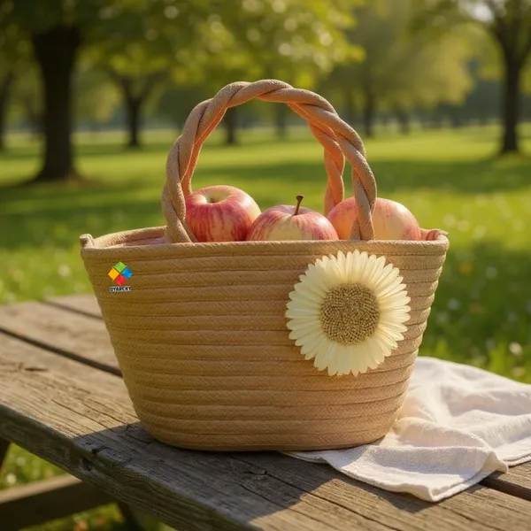 Stylish_Cotton_Rope_Handbag_with_Zipper_&_Daisy_Flower_Design__Multipurpose_Shoulder_&_Tote_Bag_for_Women
