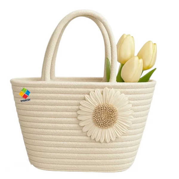 Stylish_Cotton_Rope_Handbag_with_Zipper_&_Daisy_Flower_Design__Multipurpose_Shoulder_&_Tote_Bag_for_Women