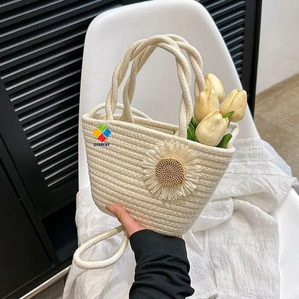 Stylish_Cotton_Rope_Handbag_with_Zipper_&_Daisy_Flower_Design__Multipurpose_Shoulder_&_Tote_Bag_for_Women