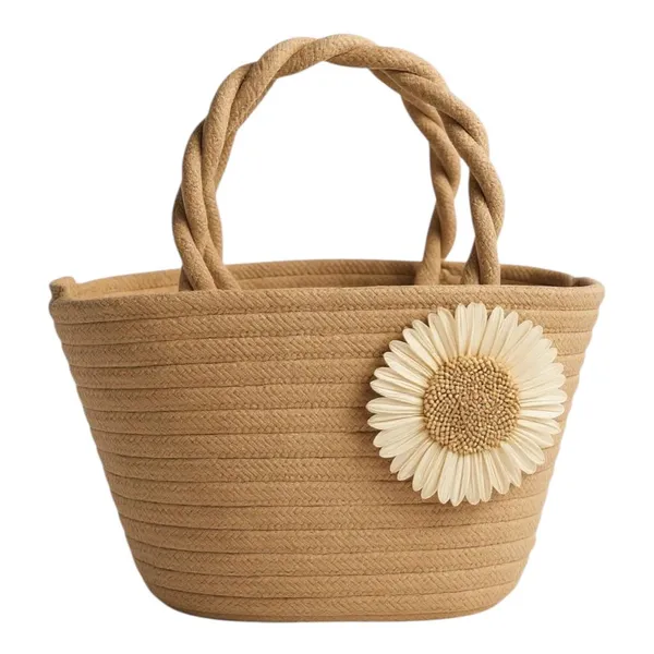 Stylish_Cotton_Rope_Handbag_with_Zipper_&_Daisy_Flower_Design__Multipurpose_Shoulder_&_Tote_Bag_for_Women