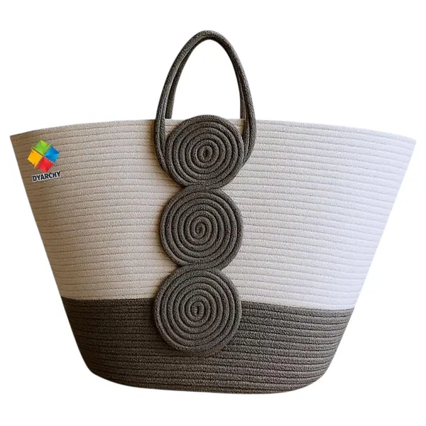 White_Grey_Large_Cotton_Shoulder_Bag_for_Women_(Comfortable_Shoulder_Carry,_Perfect_for_Daily_Use_&_Travel)