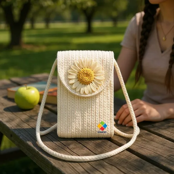 White_Stylish_Handcrafted_Sling_Mobile_Pouch_Cross_Body_Phone_Bag_For_Women_&_Girls
