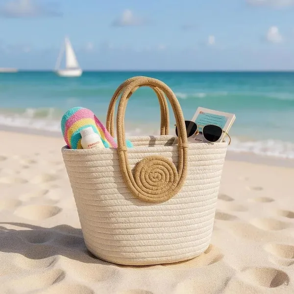 Ivory_Beige_Handle_Classic_Carry_Handheld_Bag_(Large)