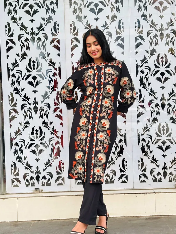 Black_Rayon_Co-Ord_Set_For_Women
