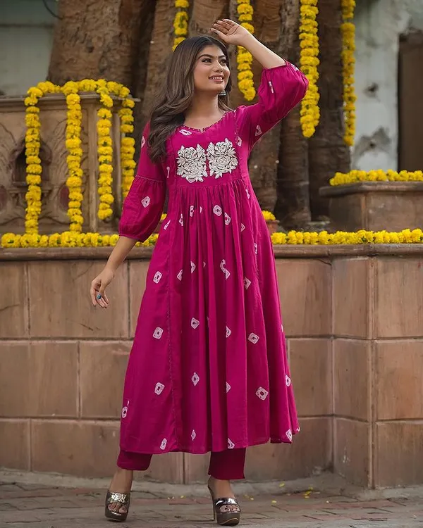 Pink_Cotton_Kurti_For_Women